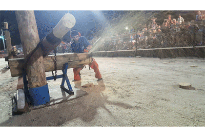 Grandstand Show - All American Lumberjack Show
